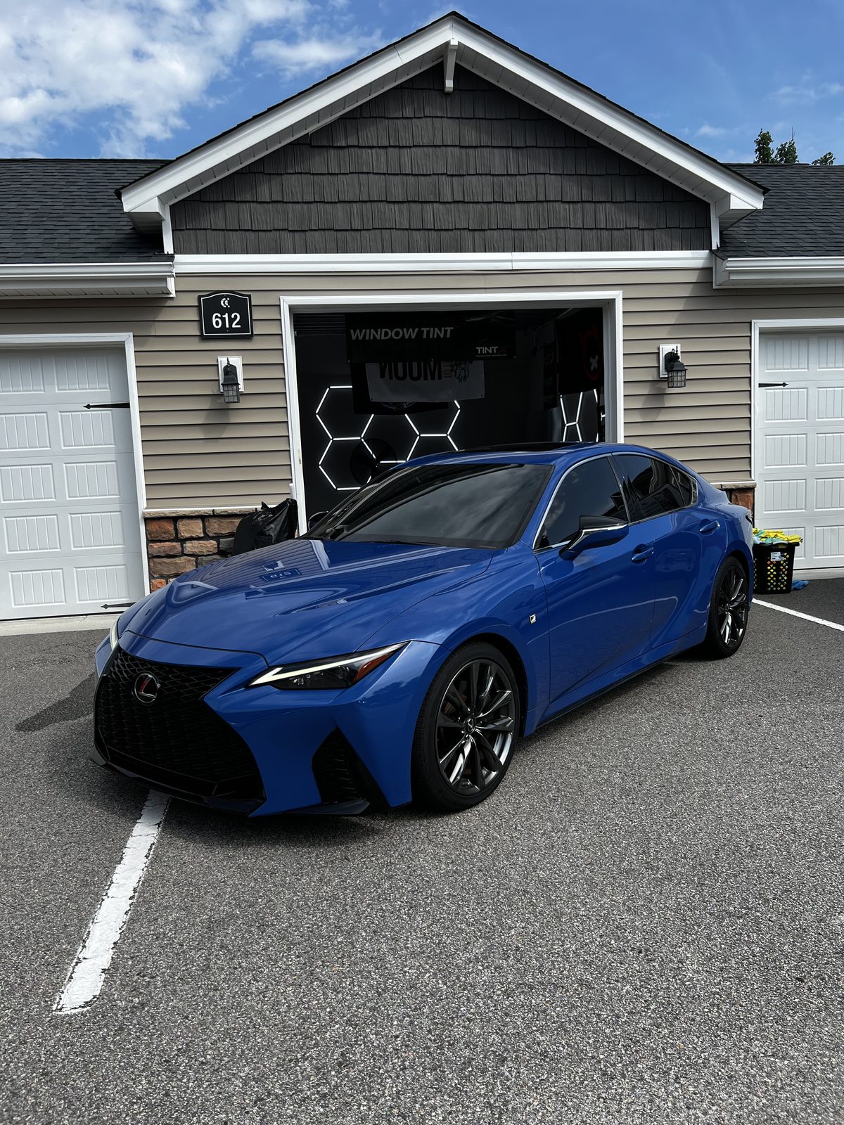 Lexus IS window tint — Deluxe Window Tinting NC