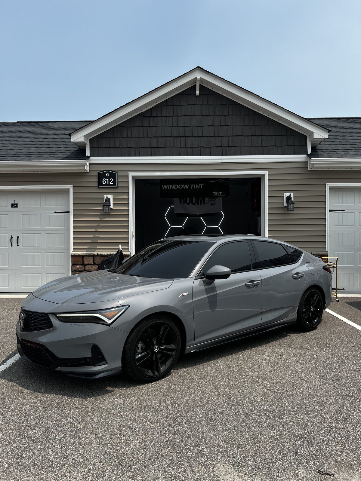 Acura Integra window tint — Deluxe Window Tinting NC